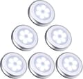Nattlys med bevægelsessensor, 6 stk LED-bevægelsessensorlys, LED-belysning