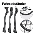 Miniatyrbilde 6 av 8: Aluminiums sykkelstativ, justerbart bakstativ for sykler og elsykler, sklisikkert og robust sidestativ, 24-29 tommer
