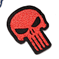 Pikkukuva 4 / 5: Dww-9 Fashion Skull -kirjontamerkit, kirjotut appliikki-tarrat, ompelumerkit ja merkit kangaskorjausmerkit vaatteille