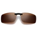 Clip-on solglasögon Brun 35x56mm Brun
