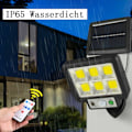 Miniatyrbillede 2 af 5: Dww-LED udendørs solcelle væglampe, 72 LED solcellelampe med bevægelsessensor, IP65 vandtæt udendørs projektør med bevægelsessensor