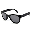 Miniatyrbillede 2 af 3: Foldbare sorte Wayfarer solbriller