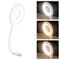 Miniatyrbild 1 av 5: Led-läslampa Röststyrning Usb-lampa Smart Nattlampa För Sovrum