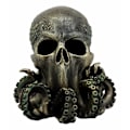 Miniatyrbillede 2 af 4: Cthulhu kranie blæksprutte statue skrivebords dekorationer