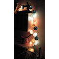 Miniatyrbild 2 av 5: Strålkastare Bomullsbollar Batteri -3m 20 Led-lampor Belysning För Sovrum Gardin Fest