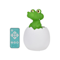 Miniatyrbillede 4 af 4: [Ml] 3D-trykt nattelys 7 farver fjernbetjening pat sensor LED natlampe legetøj（Rød）