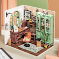 Miniatyrbild 3 av 5: Robotime Rolife DIY trähus miniatyr DGM07 Jimmys studio