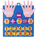 Pikkukuva 1 / 5: Huopataulu Sormen Numerot Laskenta Leikkikalu, Numeron Laskenta Leikkikalu Lapsille, Lasten Opetusvälineet Lapset Varhaiskasvatus Lelut Huopa Käsi Numero Matematiikka Leikkikalu,