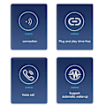 Miniatyrbilde 5 av 5: Trådløs spilllydadaptermottaker for spillkonsollhodesett Bluetooth 5.0 lydtransmitter（svart）