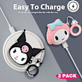 Miniatyrbild 4 av 5: 2-pack Gkv-fodral för AirPods 3, för Airpod 3 (2021), Unik Rolig Kul Kawaii Söt 3D-tecknad Design Air Pods 3:e generationens Silikonfodral för Flickor