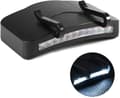 Klips på hettelys for sykling, fotturer, camping om natten, hvitt lys, lampe, LED-hette
