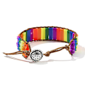 Miniatyrbild 5 av 5: Natursten Tub Pärlor Läder Wrap Armband Par Armband För Vuxna（E）