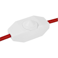 Miniatyrbillede 2 af 4: Lysdæmper, drejeknap med 220-230v hvid, trykknap til dæmpbar LED