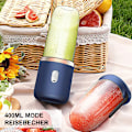 Miniatyrbilde 7 av 8: Juicer, Trådløs bærbar 1500mAh 400mL Liten juicekopp