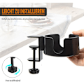 Miniatyrbillede 7 af 8: 2 stk. bordklemme kopholder, kopholder til kopper op til 3,74 tommer