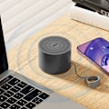 Pikkukuva 1 / 5: Bluetooth-kaiutin Langaton Subwoofer Kannettava Ulkoilureppu Pieni Kaiutin Metalli Pienet Terästykit（Vapaa Koko，Musta）