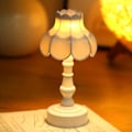 Miniatyrbilde 4 av 5: Blomsterformet miniskrivebordslampe - Perfekt nattlys for soverom og skrivebordsdekorasjon（Pagoda）