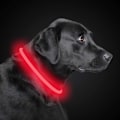 Pikkukuva 1 / 4: LED-valaisin, ladattava USB-liitäntäinen, vedenpitävä, säädettävä pituus (punainen)