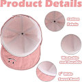 Miniatyrbilde 5 av 5: Dww-Rose-Polka Bomull Bb Cap 12 24 Måneder for Jente Gutt Barn Solhatt Justerbar Cap Vår t Høst