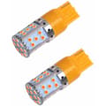 2 stk. LED-blinklys til bil, Iave Anti Strobe Modificeret Dobbelt Flash-pære