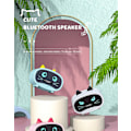 Miniatyrbild 2 av 5: JUSTUP Sömnträningsklocka Väckarklocka Trådlös Bluetooth-högtalare Väckarklocka Bärbar Söt Stereo för Barn Flickor Pojkar Sovrum --- Rosa D