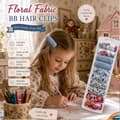 Miniatyrbillede 3 af 5: 10 stk. stofhårspænder - Bløde, sikre, til børn, 1 sæt, BB-spænde Colorful