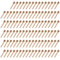 100 stk. Mini 3 tommer træ honning dipper pinde individuelt indpakket server til honningkrukke dispensering