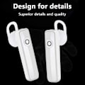 Miniatyrbillede 4 af 5: Bluetooth-headset trådløst headset mobiltelefon håndfri in-ear-hvid