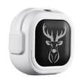 Trådlös Bluetooth liten stereo högtalare med subwoofer (vit)