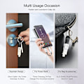 Pikkukuva 4 / 5: 3-in-1 USB-kaapeli, USB-mobiilidatakaapeli, mini-avaimenperälaturi, mini-avaimenperän latauskaapelit, Lightning-kaapeli, Micro USB, Type-C-kaapelit, kannettava miniavain