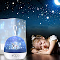Miniatyrbillede 4 af 5: Stjernehimmel Enhjørning Projektor, Nattelys Lampe 4 I 1 Led Stjerne Projektor Lys & Hav Bølge Projektor Lampe