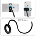 Miniatyrbillede 4 af 4: LED Selfie Lys 3 Tilstande og 10 Lysstyrkeniveauer LED Ring Lys Live Fotogen (Sort)