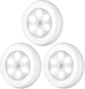Led nattlys med 3 bevegelsessensorer, nattlys, led-sensorlys, skap