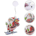 Miniatyrbilde 4 av 5: 1 stk jule-LED sugekopplampe, dekorative lys til hjemmet, vindu, sugekopplys