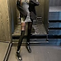 Miniatyrbild 2 av 5: Kvinnors Goth Sheer Strumpbyxor Mesh Grid Nät Tryck Stitn
