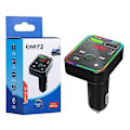 Pikkukuva 2 / 5: Langaton Bluetooth5.0 Fm-lähetin Kaksi Usb&type-c Nopea Laturi Bluetooth Auton Sarja Auto Mp3-Soitin Radiosovitin Tukee Handsfree-Puheluita Tf-Kortti