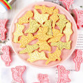 Miniatyrbillede 5 af 5: 8 stk. kageform balletformer non-stick varmebestandig fondantpasta slik kage prægning stencil