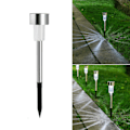Miniatyrbilde 4 av 5: Solcellelamper Solcellelamper Utendørs Vanntette IP65 LED Solcellelamper Metallbelysning For Yard GAO0856（A，Hvit）