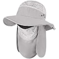 Miniatyrbillede 2 af 5: Dww-Unisex Fiskerihat Solbeskyttelse Solhat Bjergbestigning Camping Vandring Jagt Åndbar Visir Cap Bred Skygge Bob Cap med