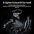 Pikkukuva 5 / 5: Tws Langaton Bluetooth-kuuloke Pitkä Valmiusaika Handsfree-kuulokkeet Langattomat Business-kuulokkeet Urheilukuulokkeet Hifi Mini-korvakoukut Kuulokkeet Mikrofonilla Led