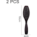 Miniatyrbild 2 av 5: Perukborste för syntetiska peruker, syntetisk perukborste för äkta hår, perukkam för lace front (svart)