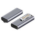 Miniatyrbild 4 av 5: Magnetisk USB C-adapter Typ C/DC5521 till 2-kontakts PD Snabbladdningsadapter för /Pro（Som visas）