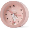 Miniatyrbild 1 av 4: 2024, Väckarklocka Barn Analog Non Ticking Tyst Söt Väckarklocka för Pojkar Flickor med Nattljus Reseväckarklocka Student Väckarklocka (Rosa)