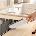 Miniatyrbilde 4 av 5: Rengjøringsbørste, enkel å holde, ett-stykke design, multifunksjonell 3-i-1 kjøkkenrengjøringsbørste for vindusside_h（hvit）