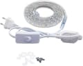 Meter LED-stripe med bryter 5050 IP67 Vanntett, Varmhvit