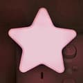 Dww-(Pink) Stjernenatlys, energibesparende LED-natlys til børn, plug-in-natlys, lyssensor-natlys, smart natlys,