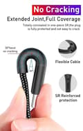 Miniatyrbilde 5 av 5: 1m 2m 3m 60w Usb C Type-c Hurtiglading Kabel Lad Data Ledning Dobbel Type-c-1m Rød