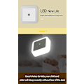 Miniatyrbild 3 av 5: Plug-in LED-ljuskontroll nattlampa intelligent skymning till gryning sensor sovrum