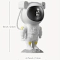 Miniatyrbilde 2 av 5: Astronaut Bluetooth Stjernehimmel Projektorlampe Usb Fyldig Farge Stjerne Og Måne Astronaut Laser Atmosfære Nattlys