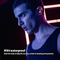 Miniatyrbillede 3 af 5: Led Breath Lamp Bluetooth Bone Conduction Wireless Earphone Bluetooth Headset Touch Single Ear Headset For Phone Tws Noise Reduction A
